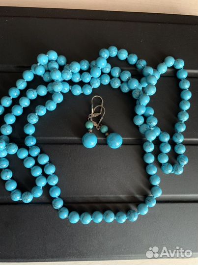 Серьги, колье, кольцо