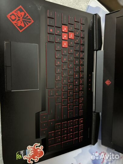 Ноутбук hp omen 15, core i5 7300hQ, geforce 1050