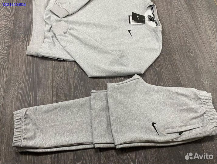 Спортивный костюм Nike мужской серый