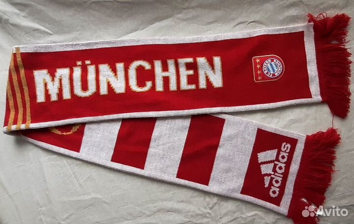 Шарф фк Бавария, сезон 2009/10, оф.мерч, адидас