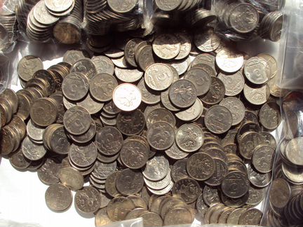 Монеты регулярного чекана 1997-2009 гг