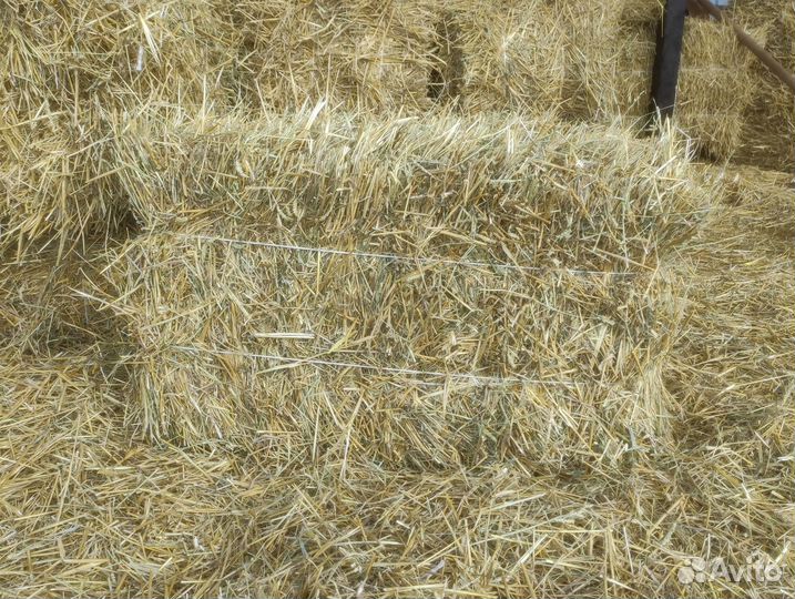 Солома в тюках