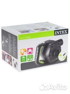 Насос электрический intex с аккумулятором 220-240V