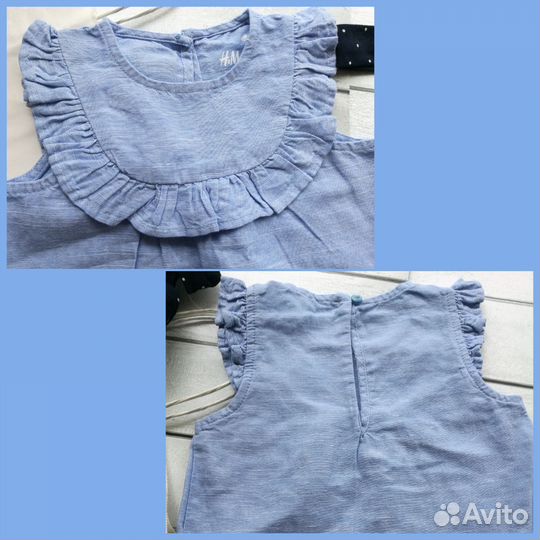 Комплект летний hm новый 68 лен