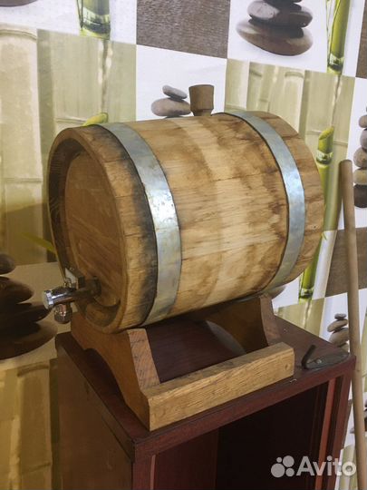 Боченок дубовый 5л для напитков