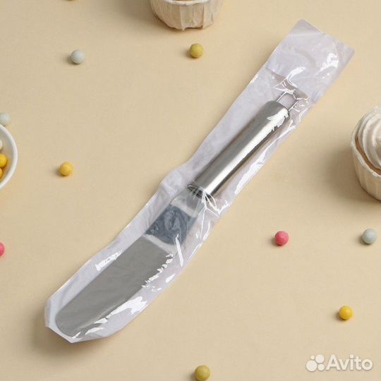 Лопатка-палетка изогнутая Доляна, 26,53 см, рабоча