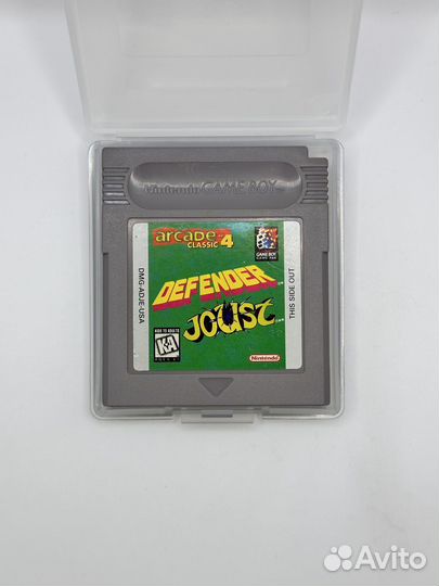 Игра Defender & Joust для Game Boy ориг. Америка