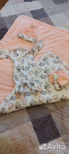 Конверт на выписку для девочки осень, зима