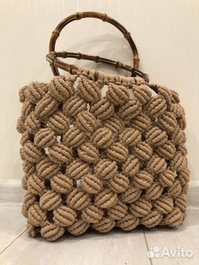Сумка в технике макраме