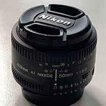 Объектив nikon 50mm F/1.8D AF nikkor новый