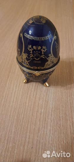 Шкатулка яйцо сувенир