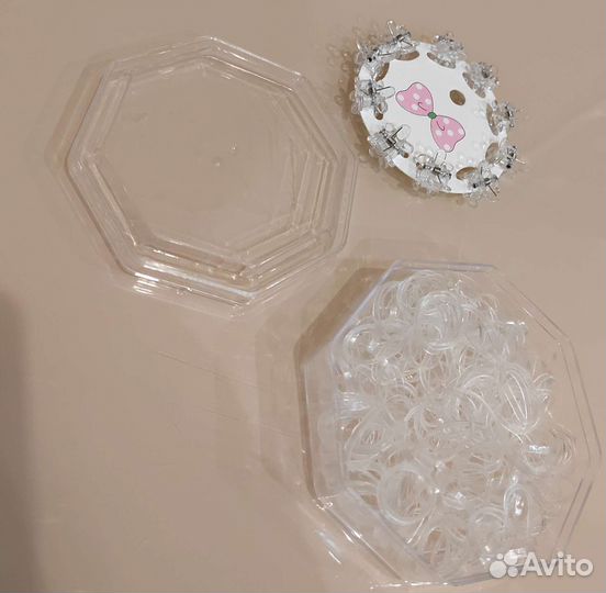 Силиконовые резинки для волос и крабики