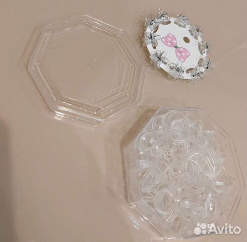 Силиконовые резинки для волос и крабики