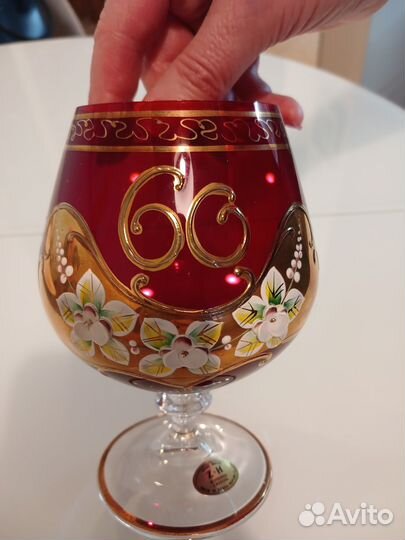 Фужеры для вина богемия Юбилейный