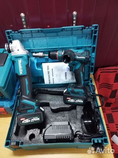 Набор 2в1 Ушм+Шуруповёрт ледобур Makita