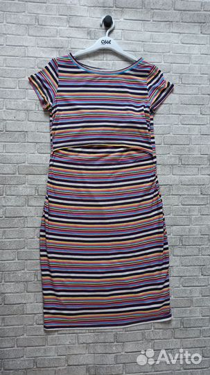 Летнее платье для беременных и кормящих. 48 р-р