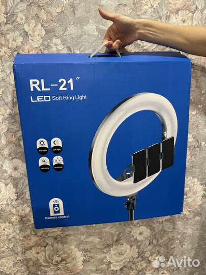 Кольцевая лампа rl 21 54см