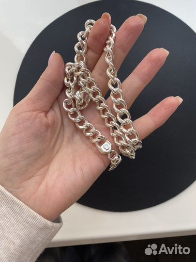 Серебряная цепь tous