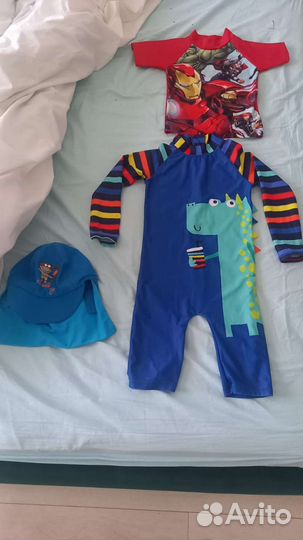 Детский костюм c UF защитой для плаванья