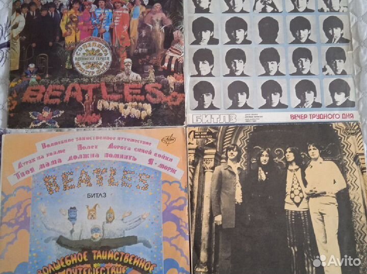 Виниловые пластинки коллекция The Beatles