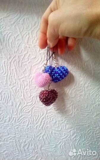 Брелки сердечки