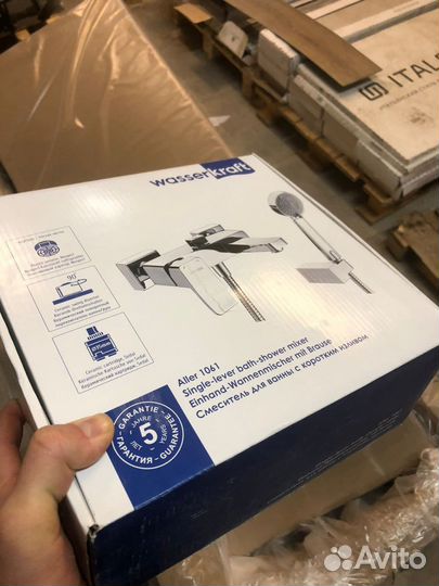 Смеситель для ванны wasserkraft Aller 1061