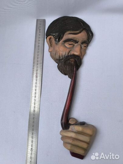 Настенное панно Курильщик с трубкой СССР