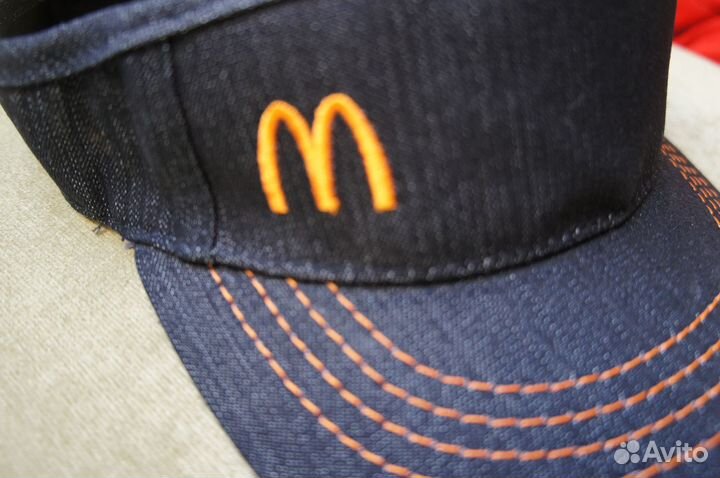 Джинсовая кепочка и ремень McDonalds новые