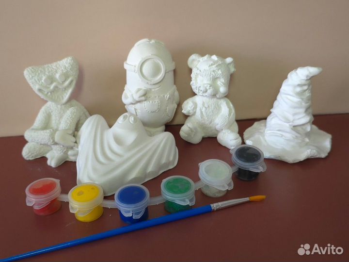 Гипсовые фигуры для раскрашивания