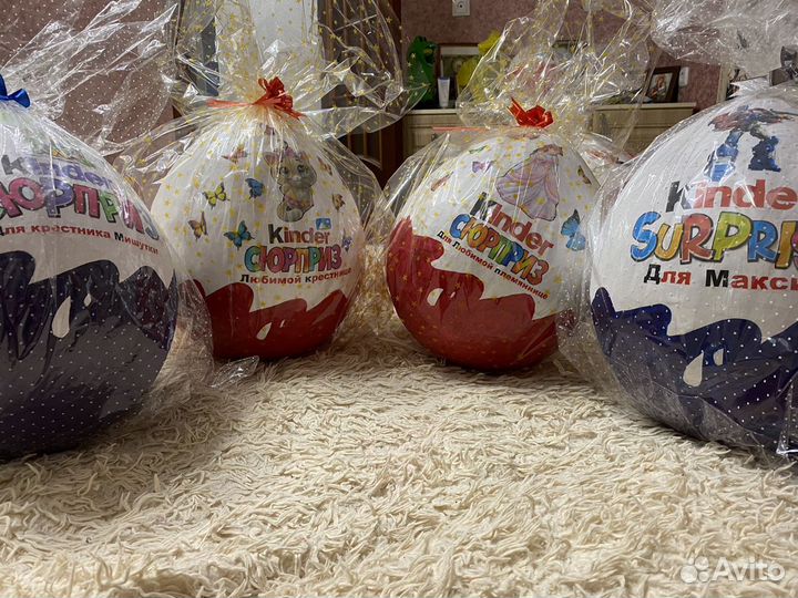 Огромный киндер бокс на заказ