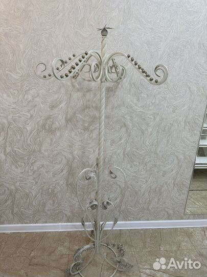 Большая вешалка золото патина