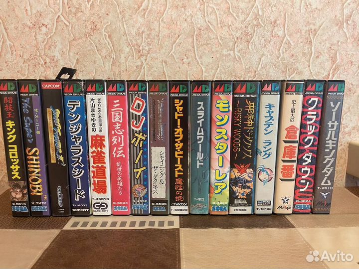 Sega megadrive JAP игры, картриджи (лицензия)