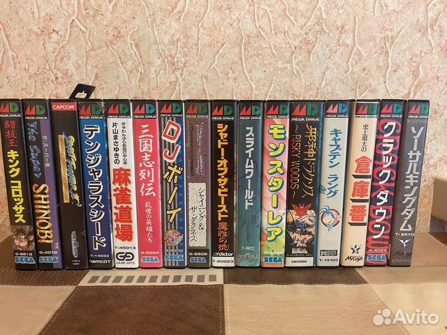 Sega megadrive JAP игры, картриджи (лицензия)