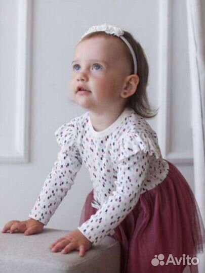 Платье праздничное для девочки р. 86-92