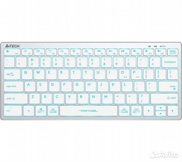 Клавиатура A4Tech Fstyler FX61, белый
