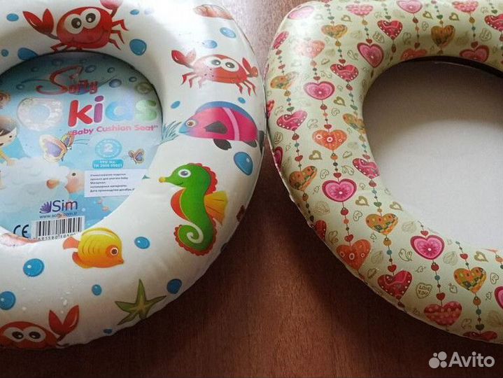 Сиденье мягкое на унитаз, детское - 2 шт