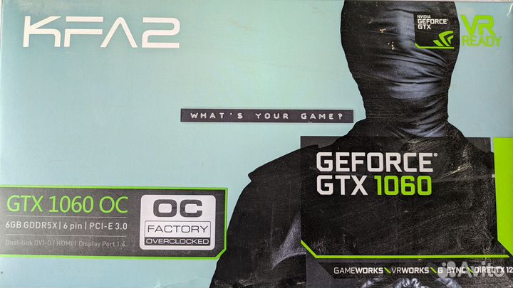 Geforce GTX 1060 (6gb) KFA2