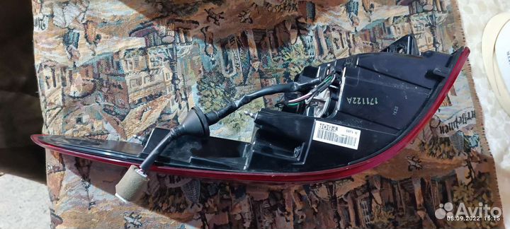 Фонарь на kia rio4 наружний