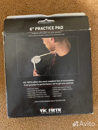 Тренировочный пэд vic firth pad6