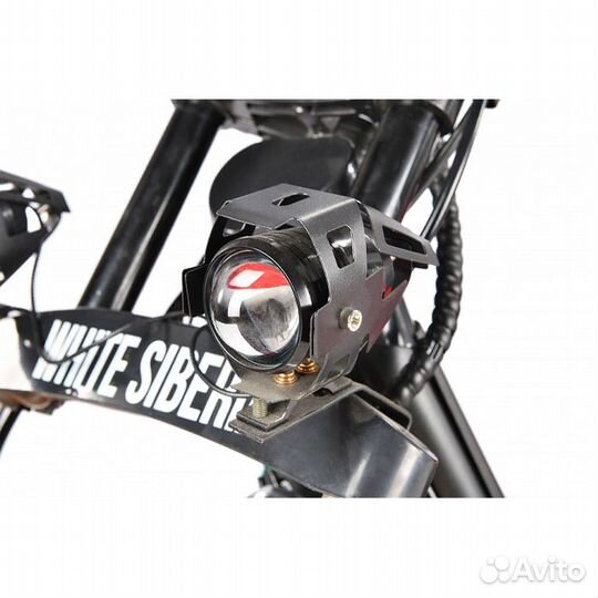 Электроскутер white siberia ikra 5000W (красный)