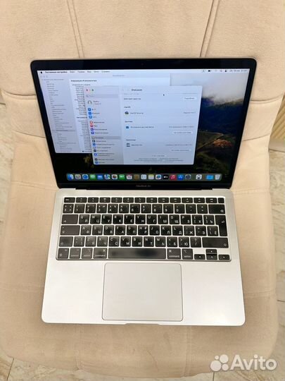 Macbook Air 13 2020 m1 16gb 256gb