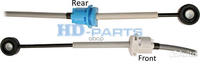 Трос переключения передач L2915mm volvo FM9