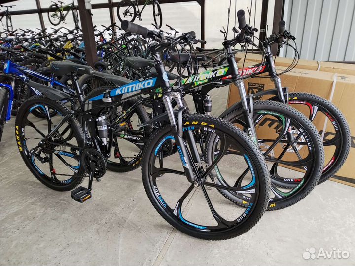 Велосипед на литых дисках