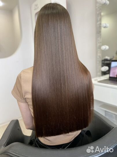 Кератиновое выпрямление