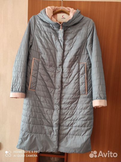 Пальто демисезонное 46