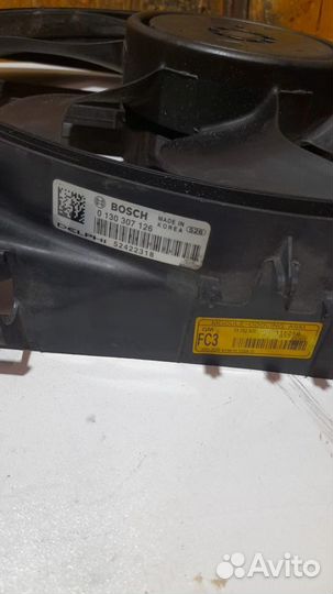 Вентилятор охлаждения Шевроле Круз GM