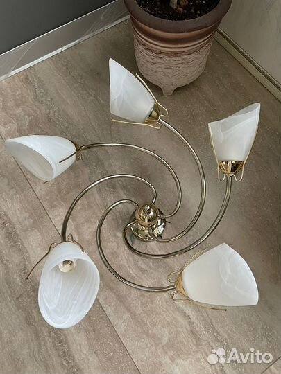 Люстра потолочная подвесная бу