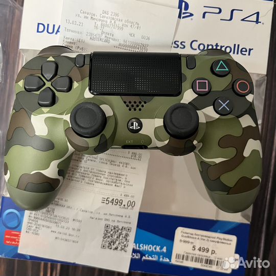 Геймпад dualshock ps4 на гарантии