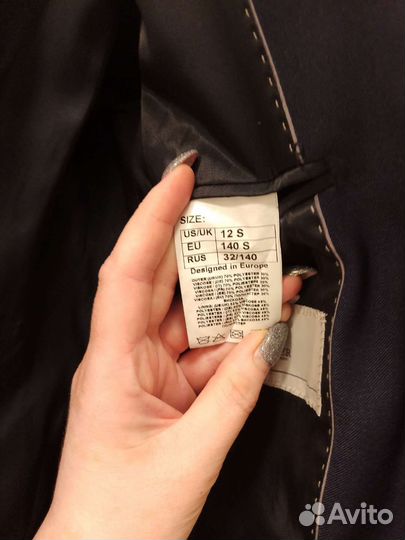 Пиджак для мальчика 140