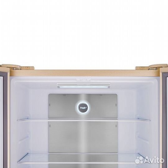 Холодильник tesler RCD-545I beige glass